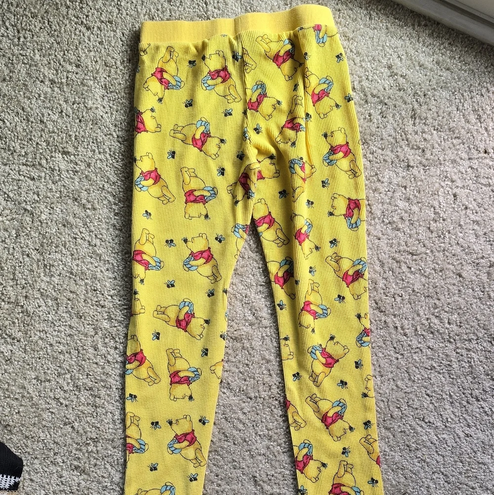 Disney Yellow & White Winnie the Pooh Pajama Set - Picture 4 of 5